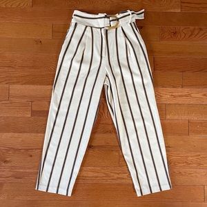 Topshop striped trousers